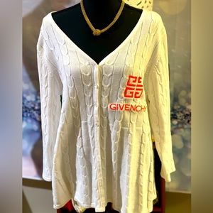 Upcycle Givenchy White sweater